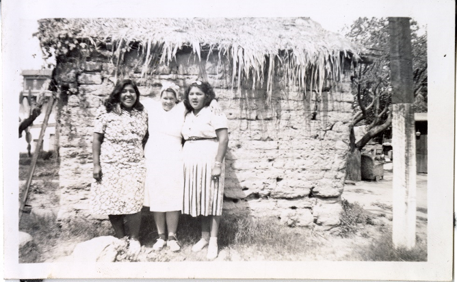 Women Outside House